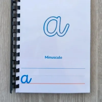 Carnet écriture de l'alphabet